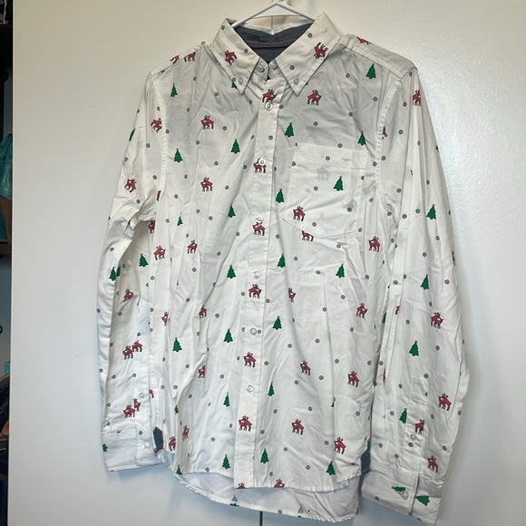 New holiday shirt. 88 brand. Deer mating. ugly Christmas sweater party - Picture 2 of 5